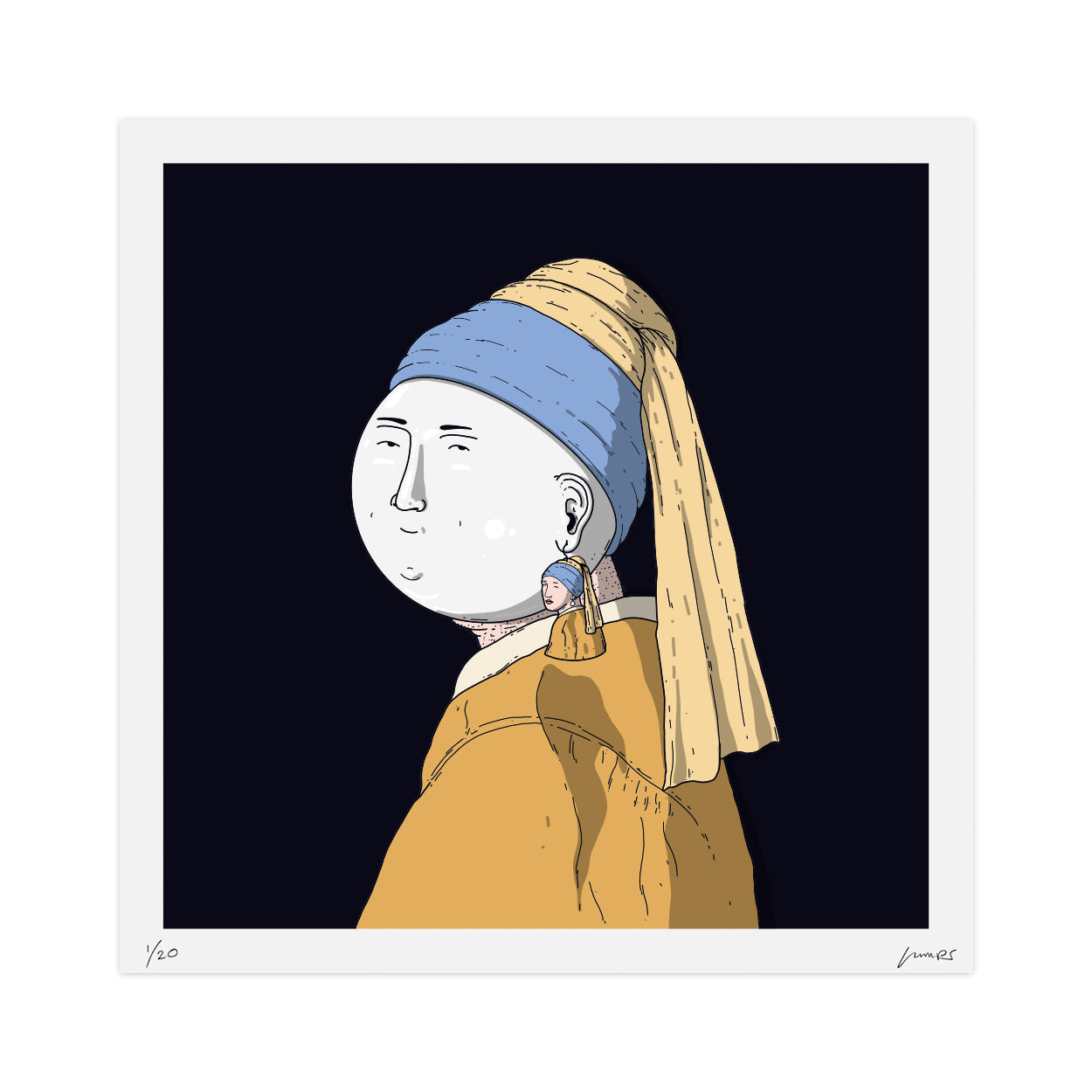 "The Pearl with the Girl Earring" Limited Print